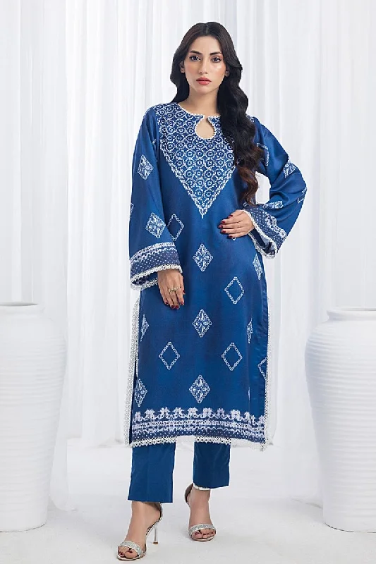 Gul Ahmed 1 Piece Unstitched Printed Twill Linen Shirt WNSS-32023-- Graphic T-Shirt Round Neck Polyester