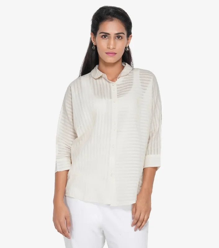 Natural cotton shirt-- Terry Blend Velvet Blend Canvas Blend