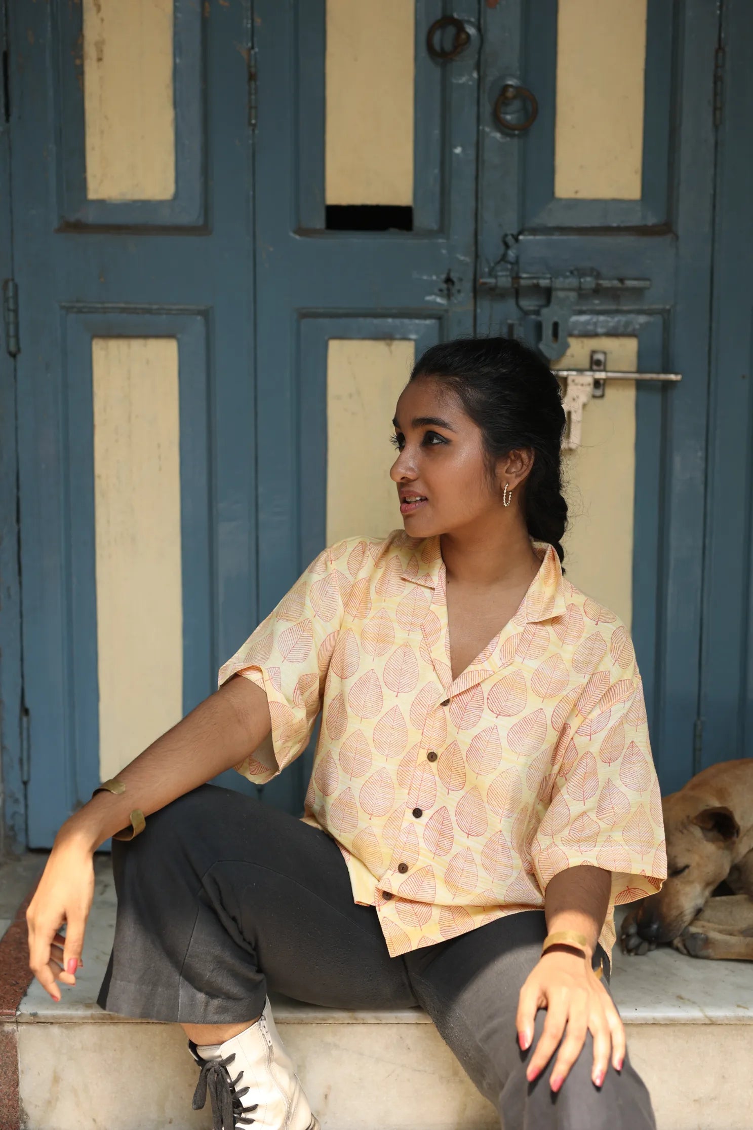Sunset by the Beach Handloom Bamboo Fabric Shirt-- Lace Blend Ribbed Blend Corduroy Blend Sunset by the Beach Handloom Bamboo Fabric Shirt-- Lace Blend Ribbed Blend Corduroy Blend