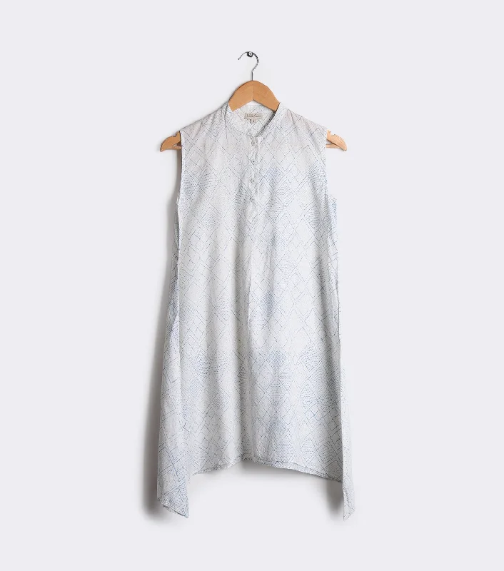 White printed cotton shirt -- Basic T-Shirt Crew Neck Short Sleeve