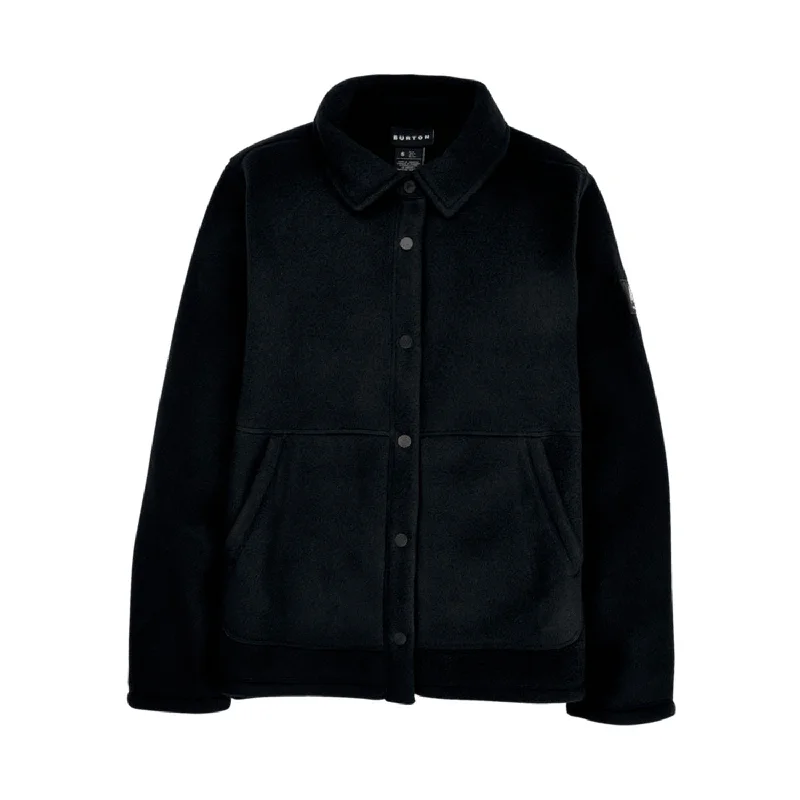 Womens Cinder Fleece Snap Shirt-- Fashionable Trendy Casual