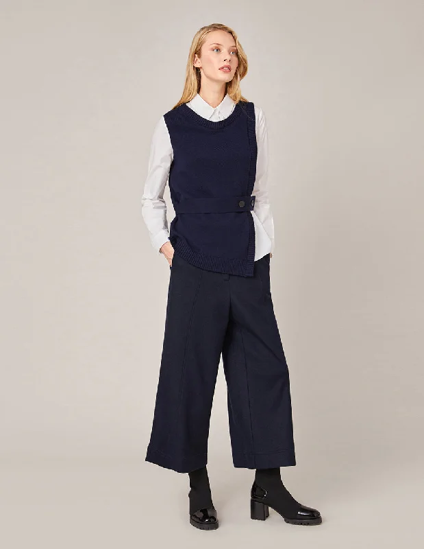 MARYLING A-LINE KNIT PANEL SPLICED COTTON-BLEND SHIRT-- Striped Floral Plaid