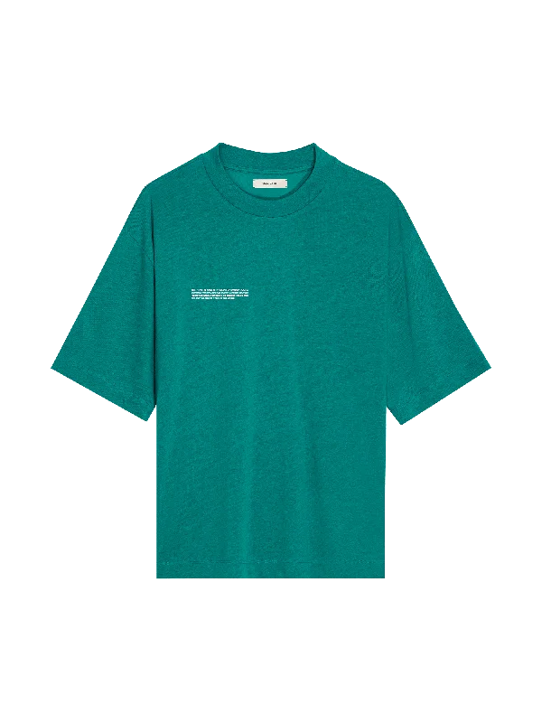Womens DNA Frutfiber T-Shirt—scarab teal-- Front Pockets Side Pockets Patch Pockets