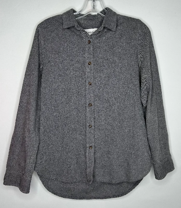 Anian Shirt (retail $168) size S-- Mesh Blend Leather Blend Suede Blend