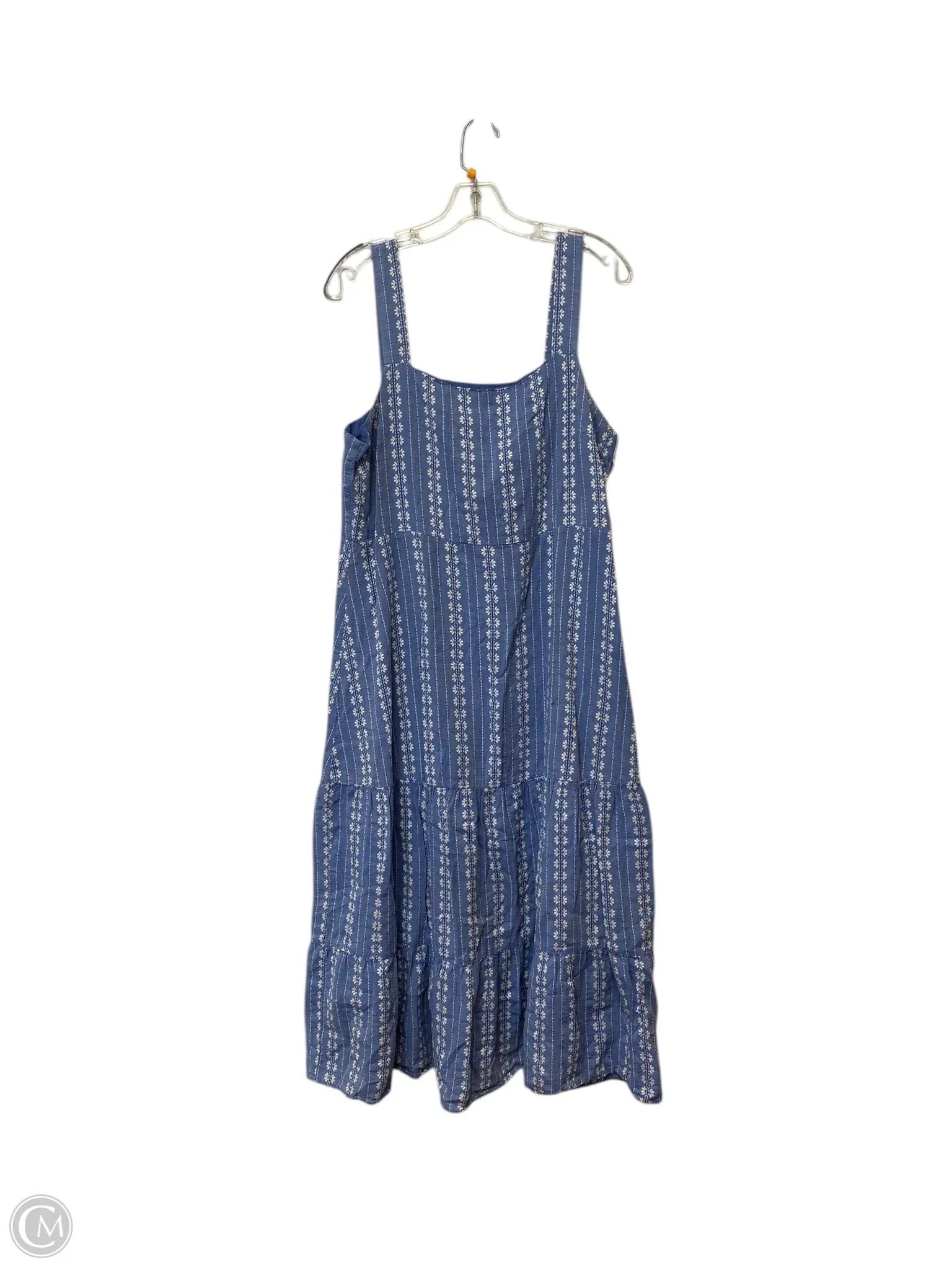 Dress Casual Maxi By Madewell In Blue, Size: 14 Tunics Sophisticated sleek