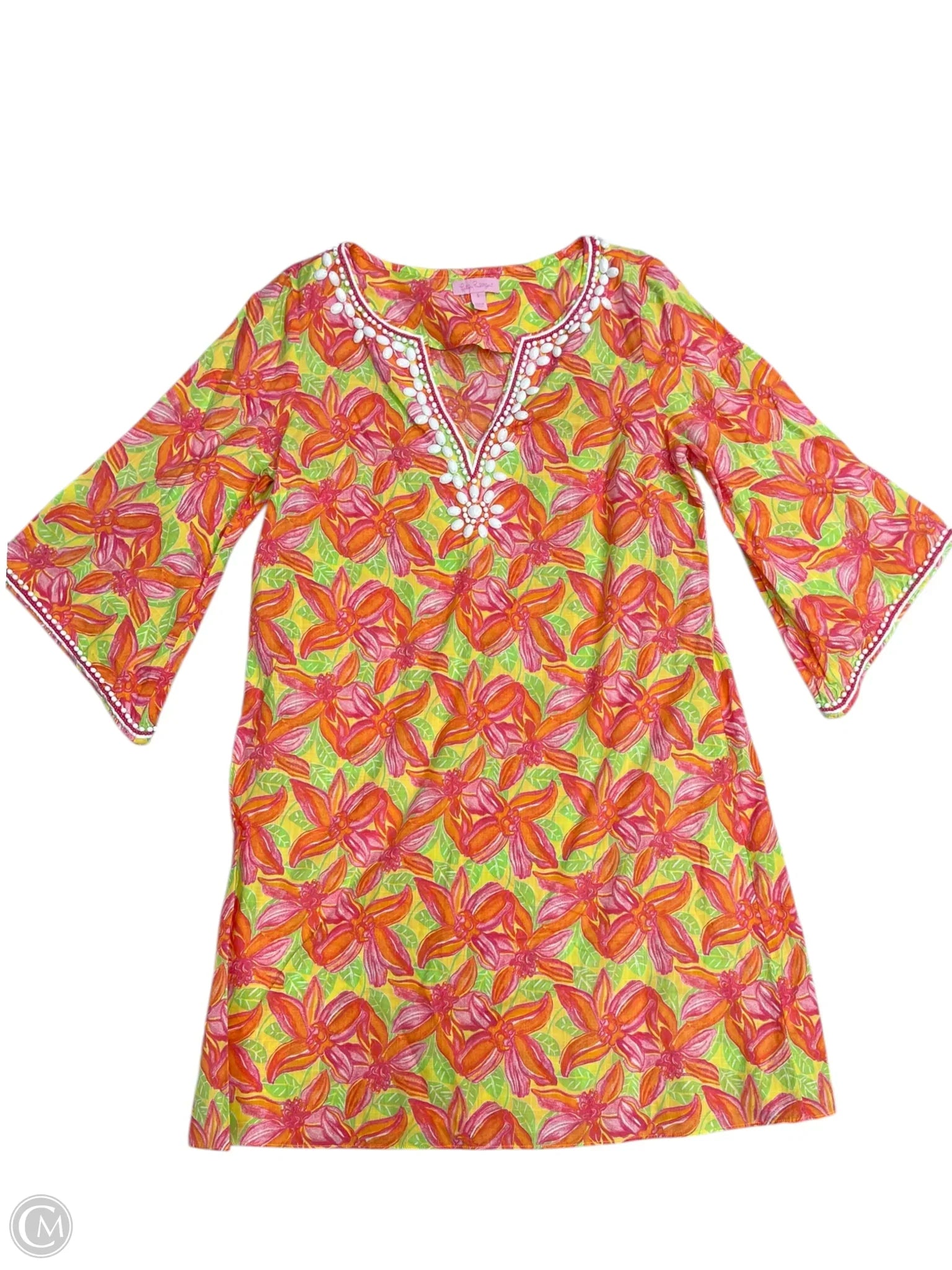 Dress Designer By Lilly Pulitzer In Orange, Size: S Tunics Solid Classic