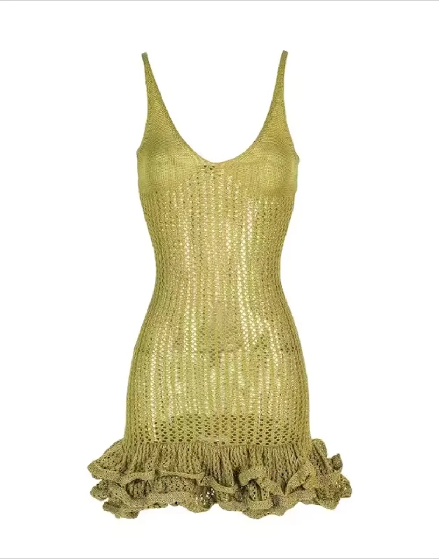 Ruff Endz Mini Dress Cozy Cotton Mini Dress