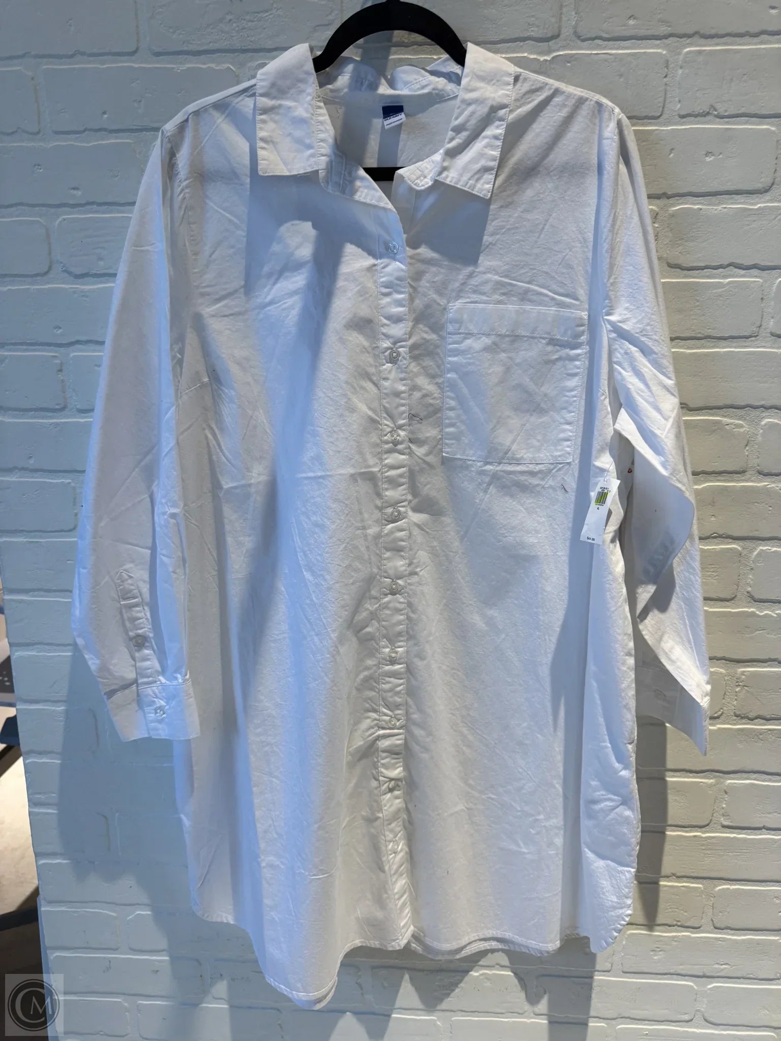 Dress Casual Short By Old Navy In White, Size: Xl Tunics Mesh breathable