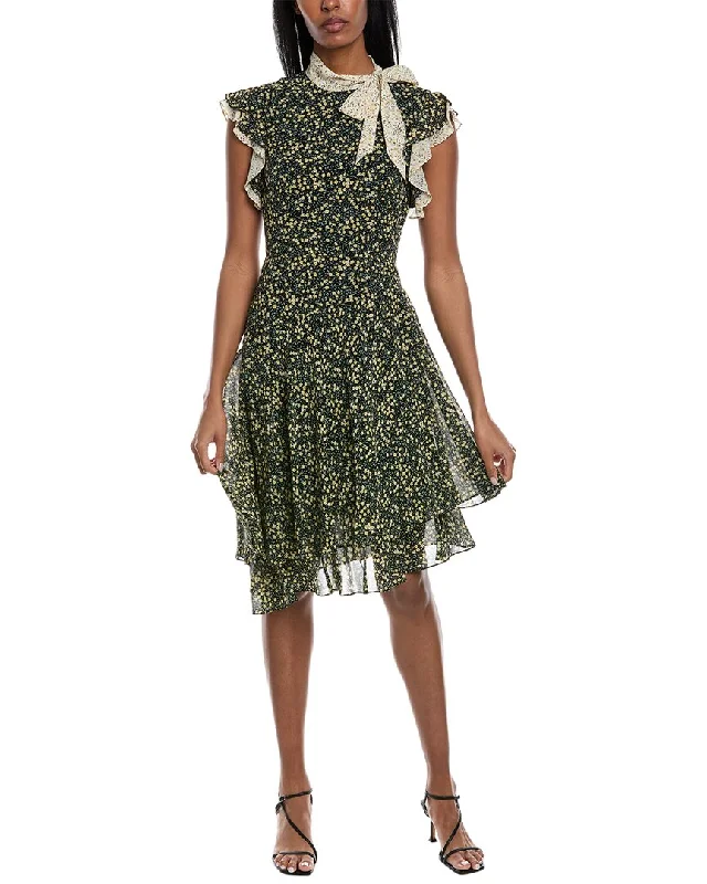 Mikael Aghal Ruffle Mini Dress Tunics Versatile all-occasion