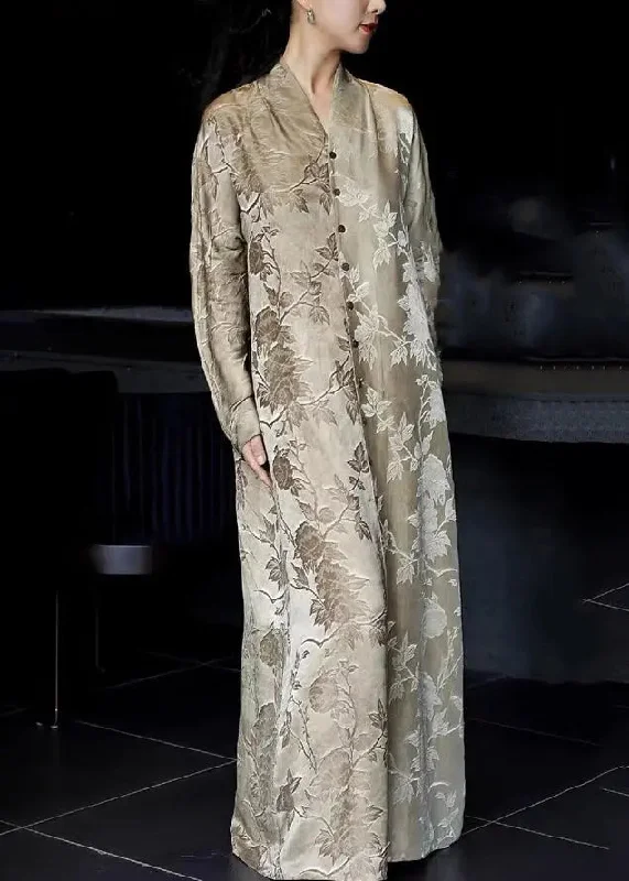 Print Button  Silk Blouses Long Dresses Tunics Recommended stylist