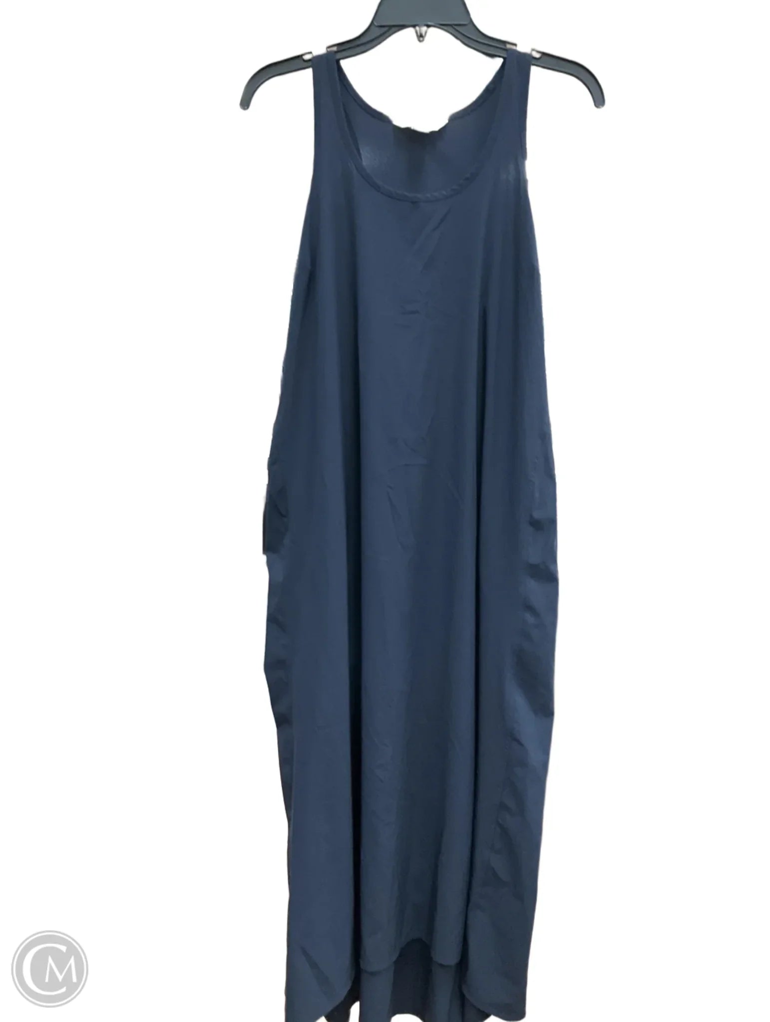 Dress Casual Maxi By Athleta In Blue, Size: S Tunics Bridal satin