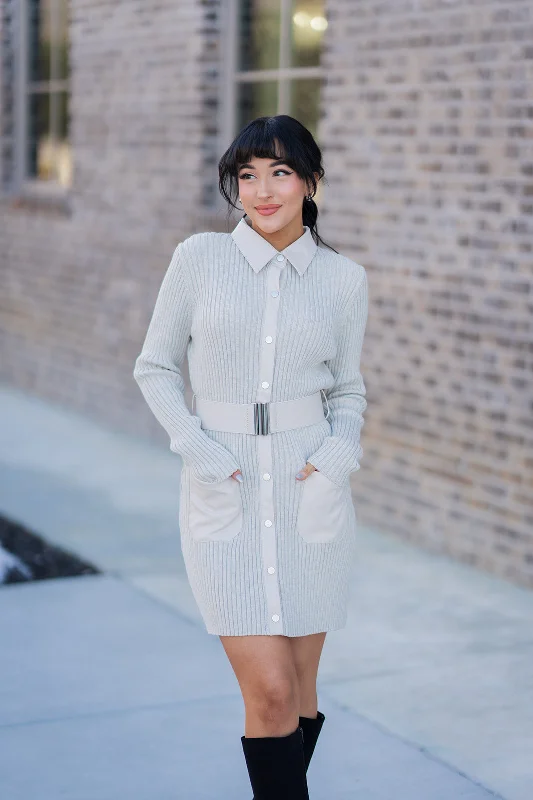 Moscow Belted Mini Dress Comfortable Polka Dot Mini Dress