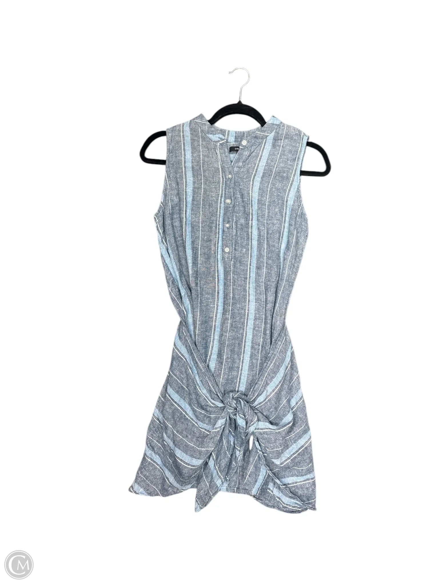 Dress Casual Midi By Cmb In Blue, Size: 4 Tunics Distressed trendy