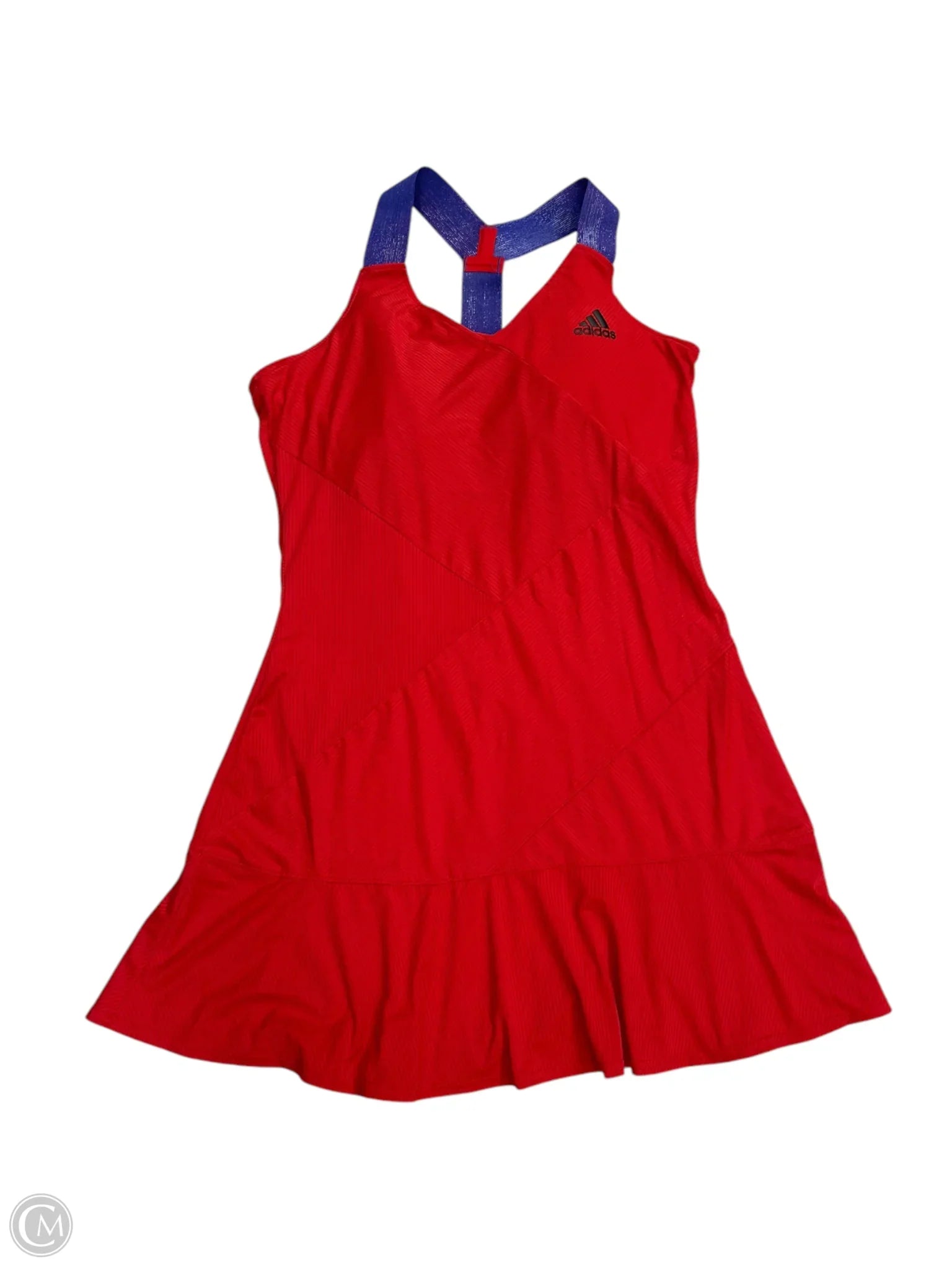 Athletic Dress By Adidas In Red, Size: L Tunics Chic elegant