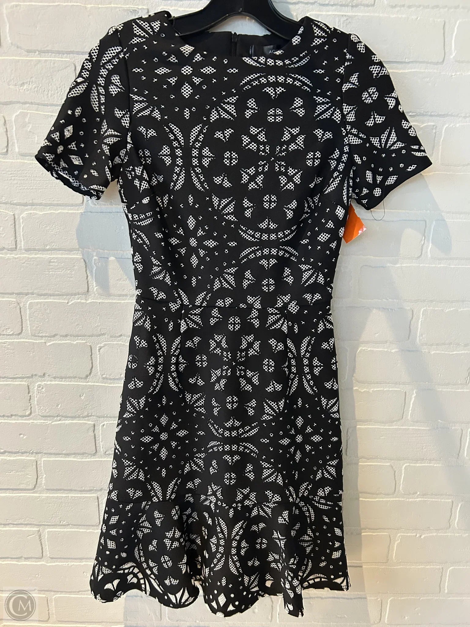 Dress Party Short By Aqua In Black & White, Size: Xs Tunics Running lightweight