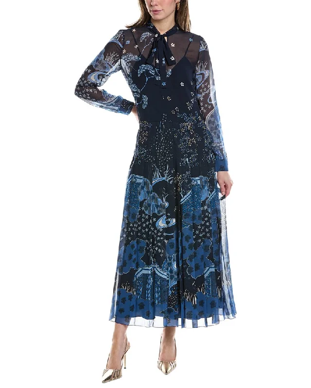 RED Valentino Midi Dress Tunics Fall fleece