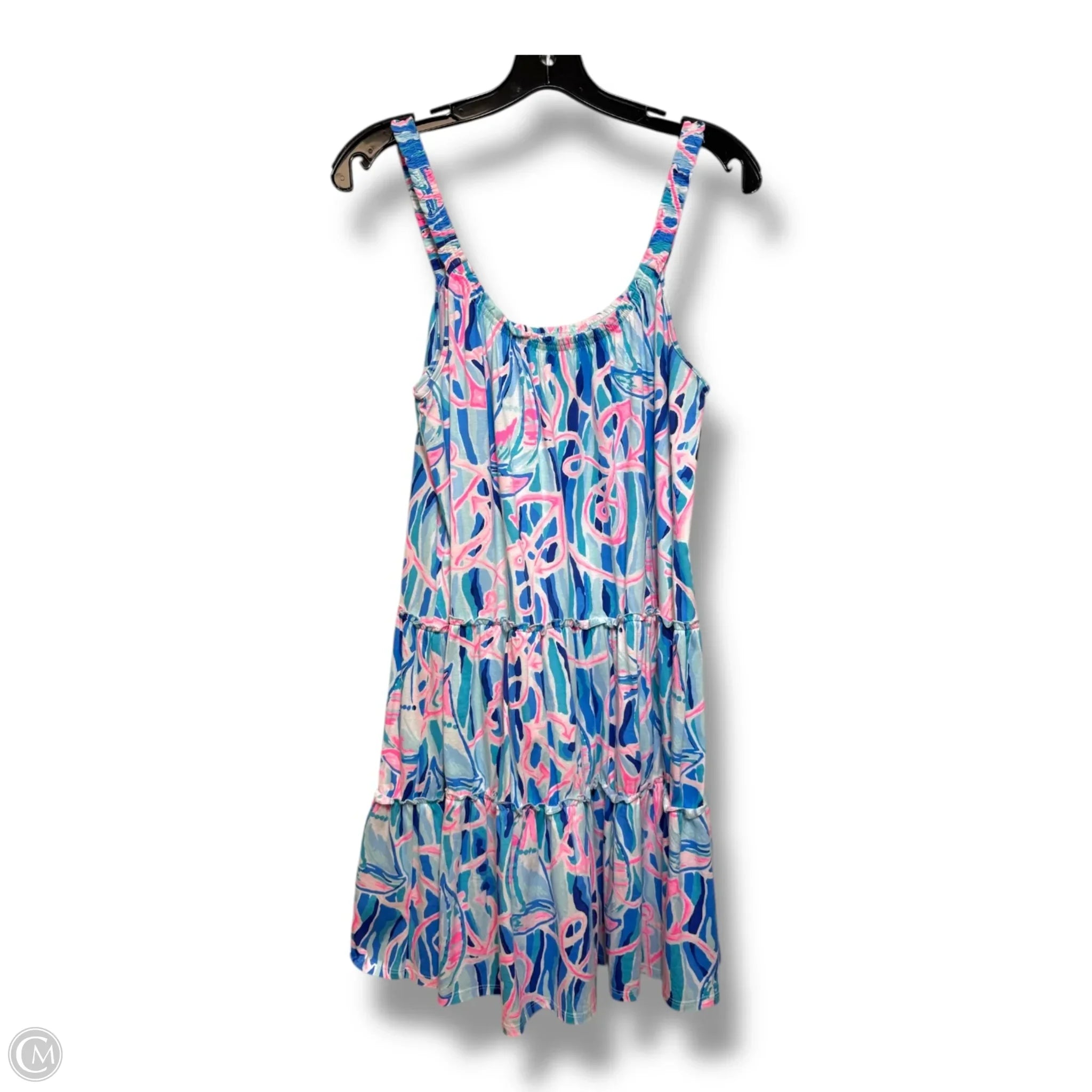 Dress Casual Short By Lilly Pulitzer In Multi-colored, Size: M Tunics stripes playful