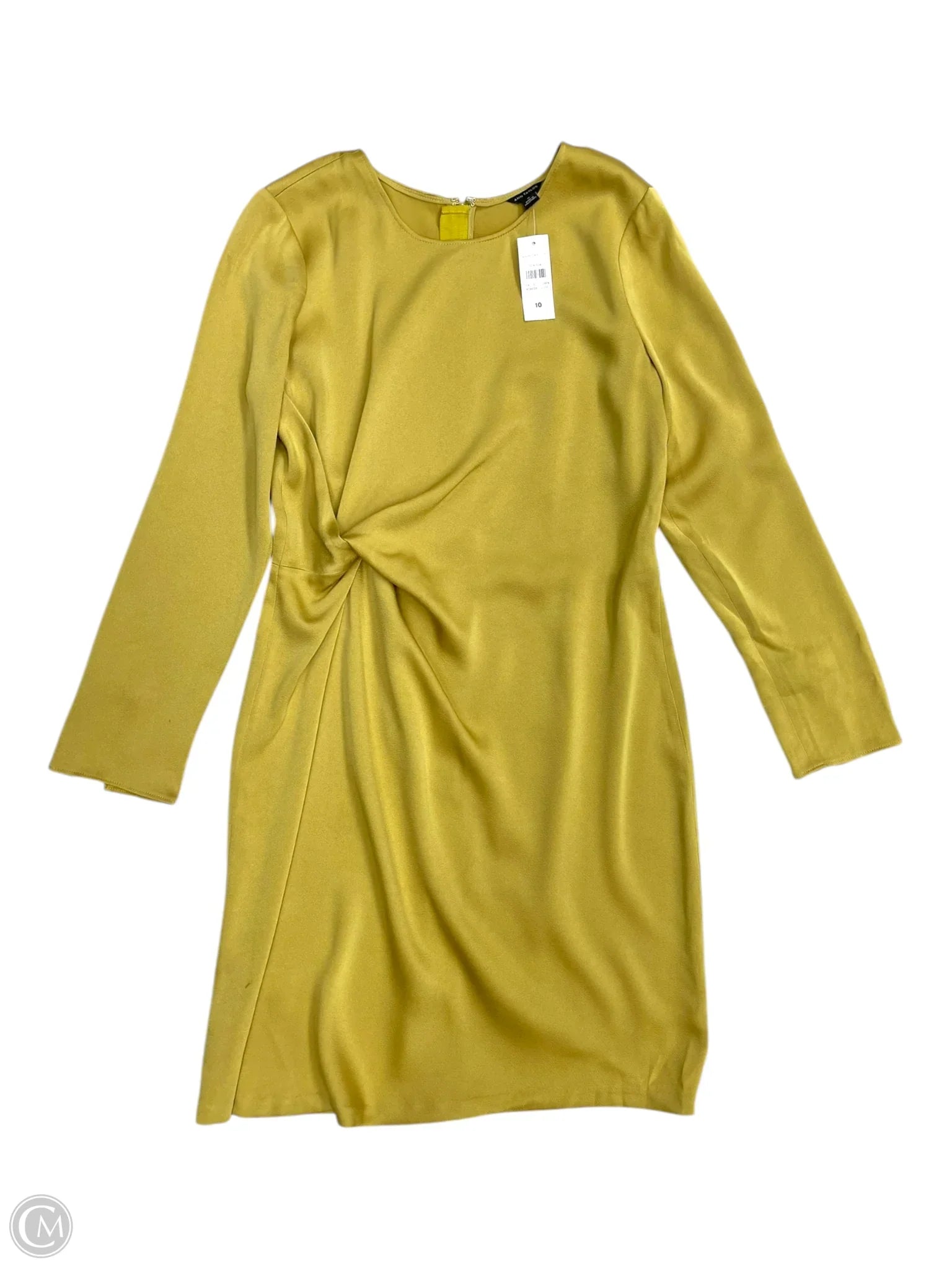 Dress Party Midi By Ann Taylor In Green, Size: 10 Tunics Cozy comfortable
