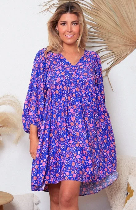 Judith Mini Dress Fashionable Mini Dress with Slits