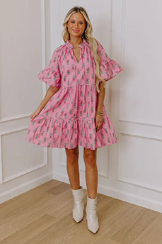 Sweet Crush Floral Mini Dress Stylish Floral Print Mini Dress