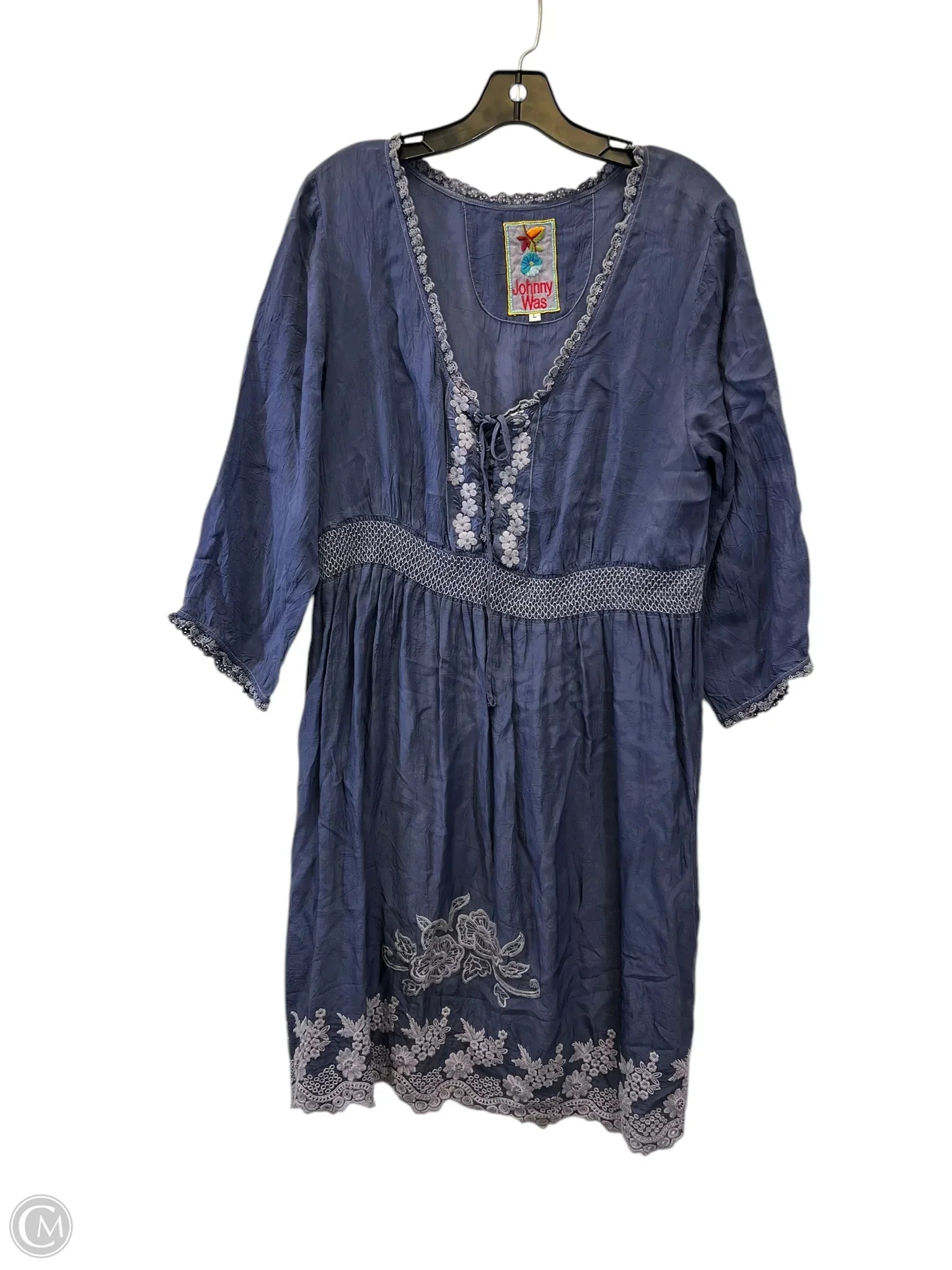 Dress Designer By Johnny Was In Purple, Size: L Tunics Fleece cozy