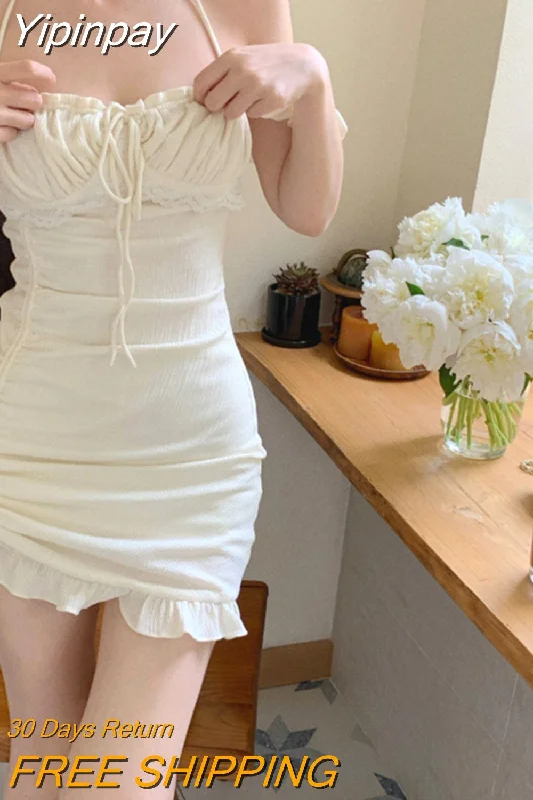 Yipinpay Bodycon Mini Dress Pure Color Short Sleeve Dress Woman Casual Evening Party One Piece Dress Korean Elegant 2023 Summer Slim Comfortable One-Shoulder Mini Dress Yipinpay Bodycon Mini Dress Pure Color Short Sleeve Dress Woman Casual Evening Party One Piece Dress Korean Elegant 2023 Summer Slim Comfortable One-Shoulder Mini Dress