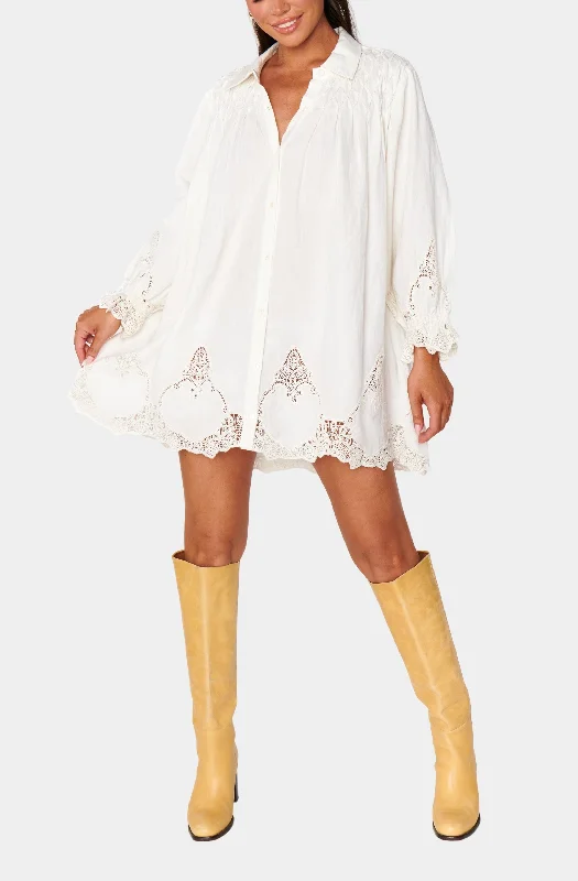 Leona Mini Dress Comfortable One-Shoulder Mini Dress