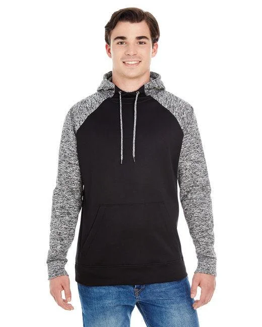 J America Adult Colorblock Cosmic Pullover Hooded Sweatshirt JA8612 Oversized Cozy Pullover J America Adult Colorblock Cosmic Pullover Hooded Sweatshirt JA8612 Oversized Cozy Pullover