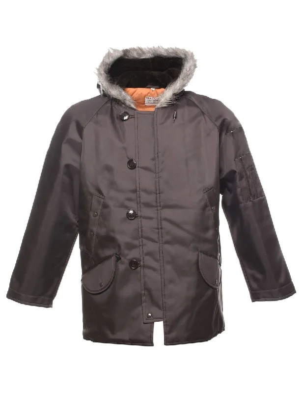 Hooded Coat - L empire Basque Peplum