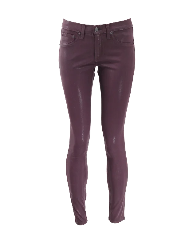 The Coated Legging Fashionable Fitted Workout Leggings