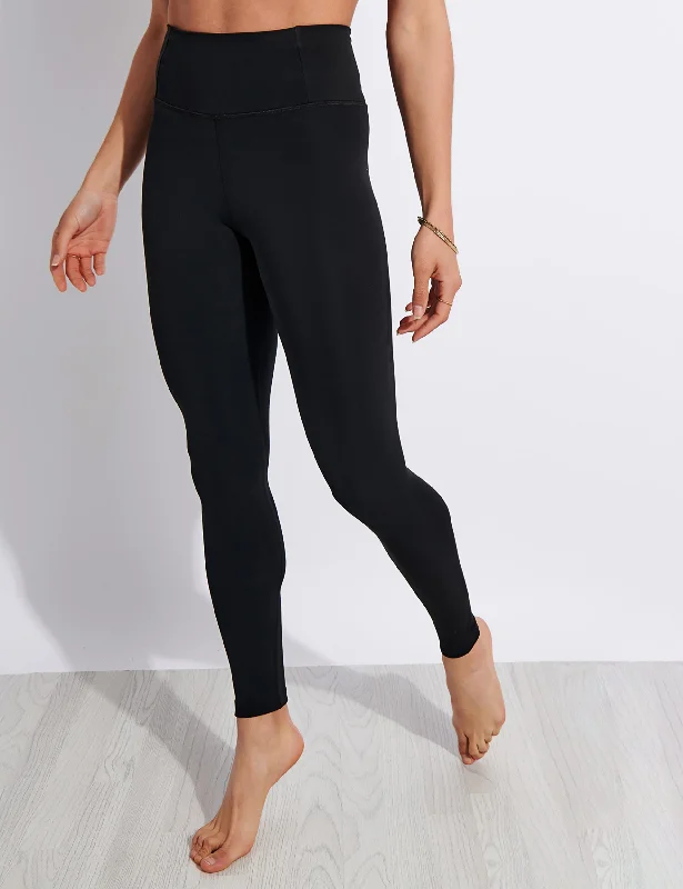 FLOAT High Waisted Legging - Black Comfortable Zip-Up Leggings