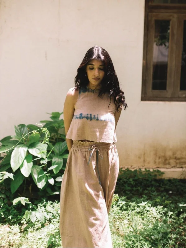 Ripple Rose crop top Elegant Classic Vintage