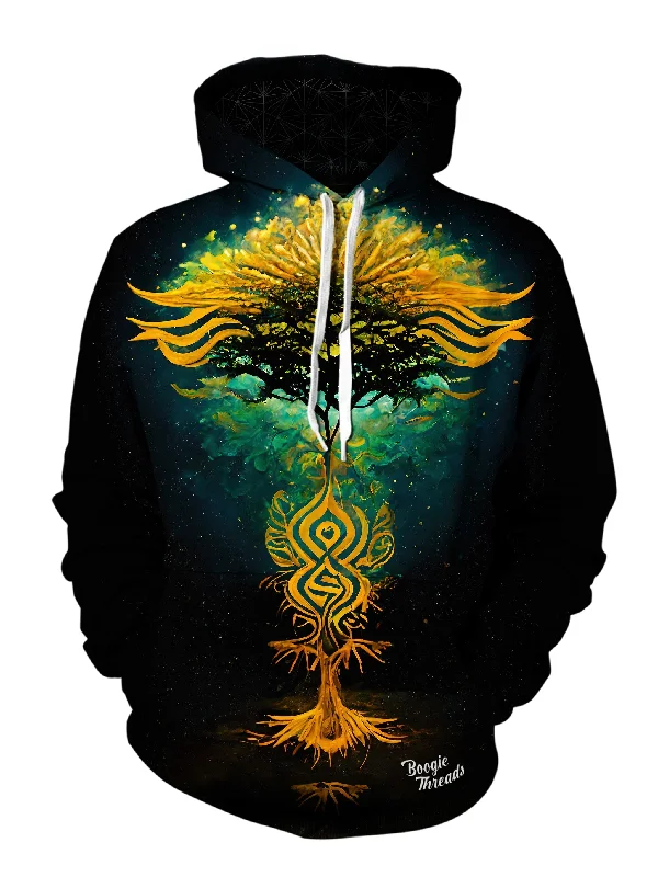 Friction Unisex Pullover Hoodie Hoodie with Gradient Ombre Colorful