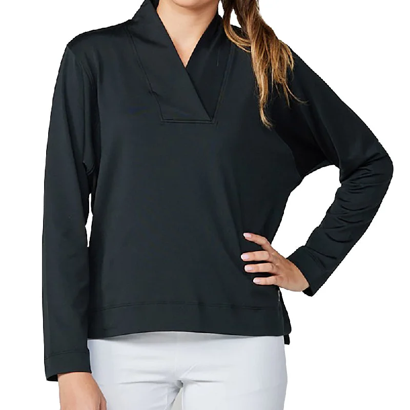 Sofibella Staples Womens Golf Pullover Zipper Front Cardigan