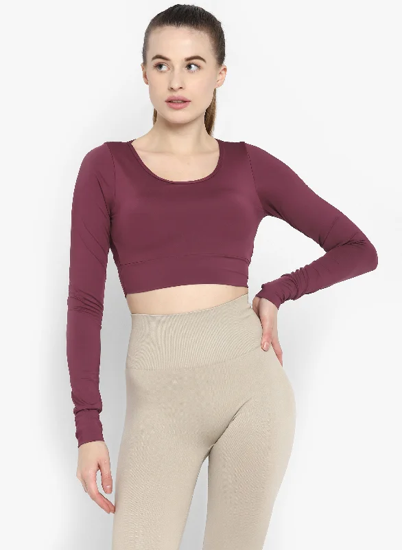 Lea Crop Top Real Fur Shearling Chenille