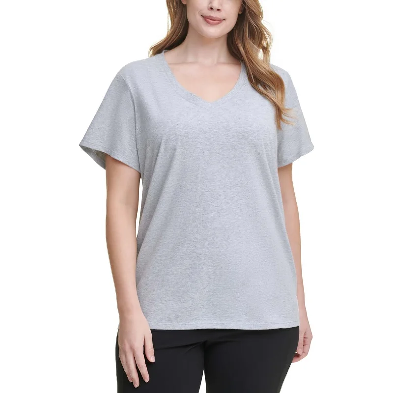 Calvin Klein Performance Womens Plus Cotton Activewear Pullover Top Seamless Knit Pullover Calvin Klein Performance Womens Plus Cotton Activewear Pullover Top Seamless Knit Pullover