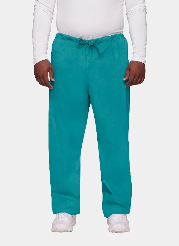 Cherokee Unisex Drawstring Scrub Trousers - Teal Trousers Trousers Formal