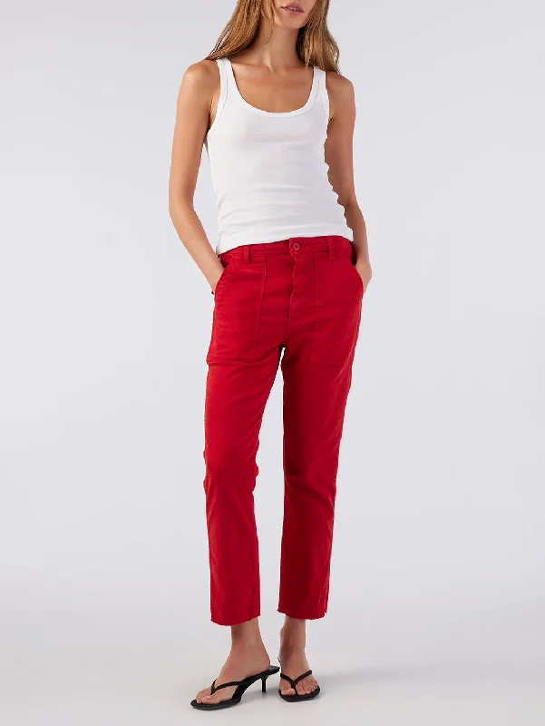 Easy Army Trouser - Cherry Trousers Solid Black