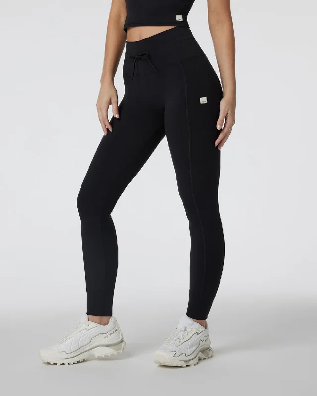 Vuori Women's Daily Pocket Legging Comfortable Fleece-Lined Leggings