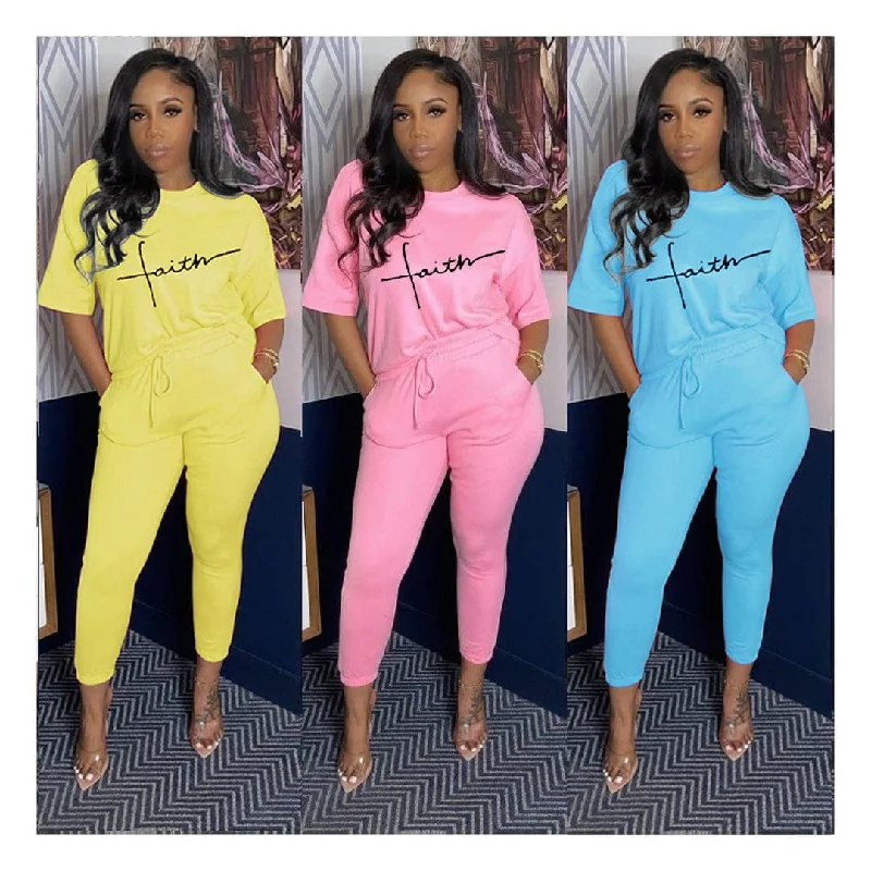 Z39045 Casual Solid color Letter Print Half Sleeve Crop Tops plus size two piece pants set women clothing Hooded Caped Shawl Collar Z39045 Casual Solid color Letter Print Half Sleeve Crop Tops plus size two piece pants set women clothing Hooded Caped Shawl Collar