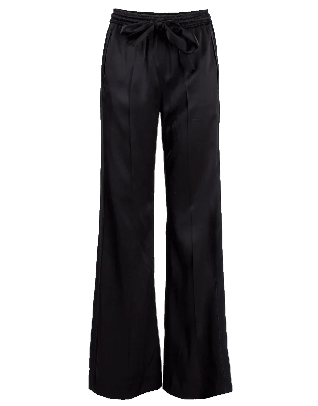 Satiny Perfection Trouser Trousers sophisticated sleek