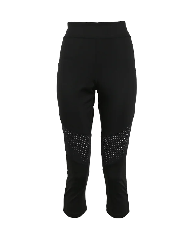 Karlito Cropped Legging Elegant Metallic Leggings
