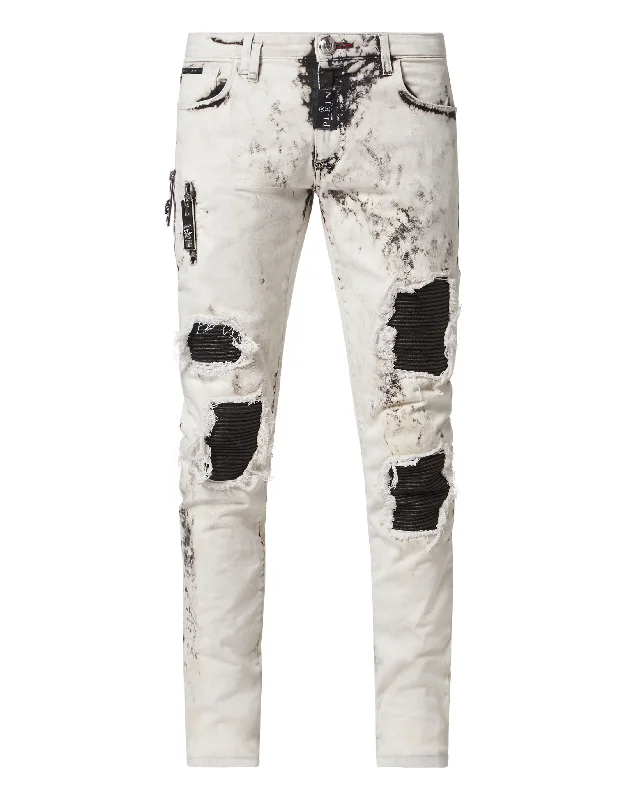 Denim Trousers Rock Star fit Trousers fashionable trendy