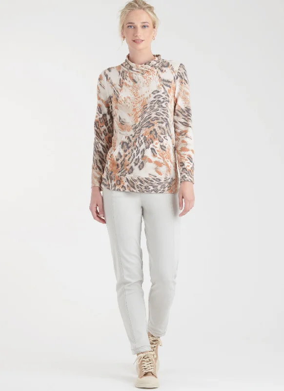 New Look Knit Top & Trousers N6771 Trousers Plaid Checkered