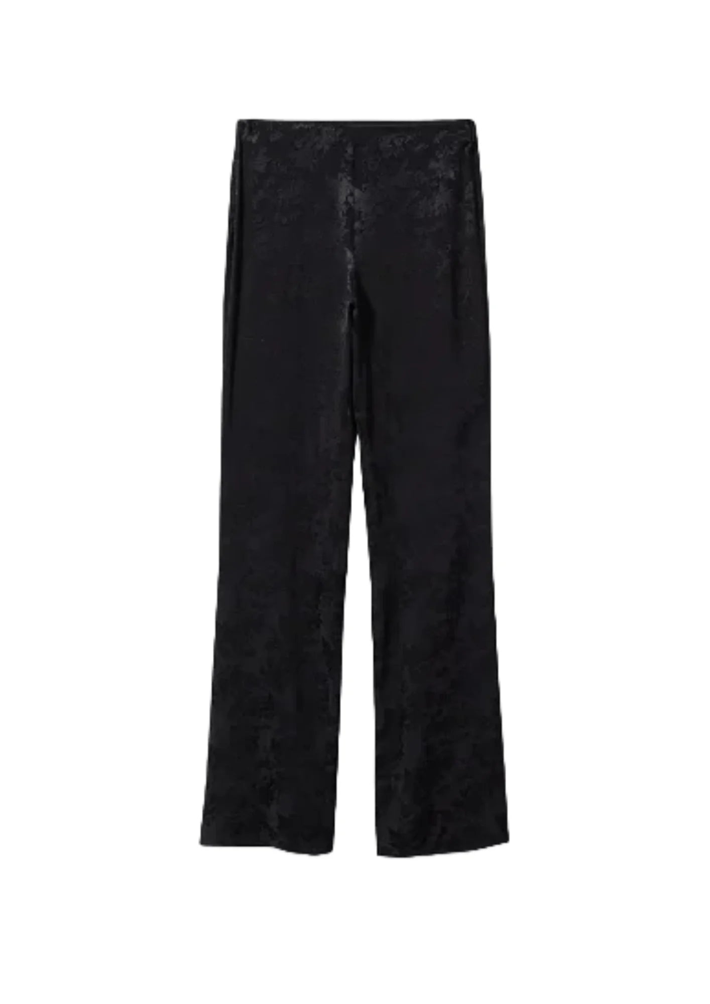 BLACK JACQUARD TROUSERS Trousers Tapered Slim Fit