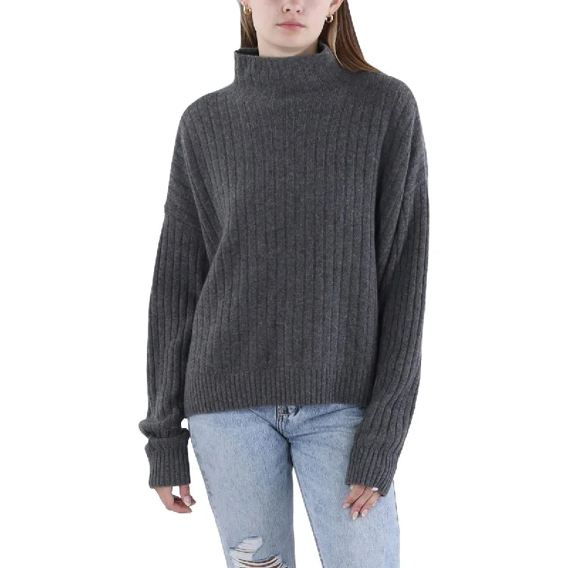 Lauren Ralph Lauren Womens Cashmere Long Sleeves Pullover Sweater Angora Wool Cozy