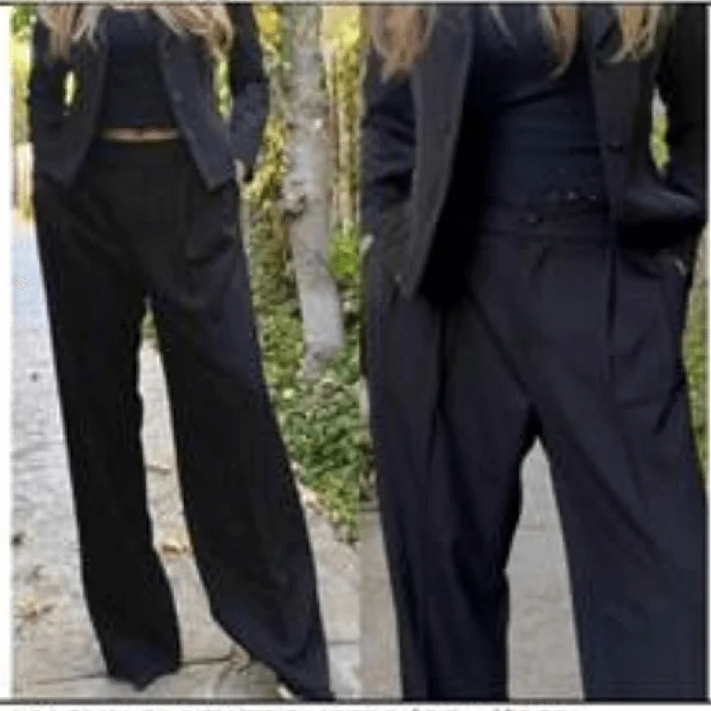 Bevy Flog - Marlin Black Trouser Trousers Seasonal Trendy