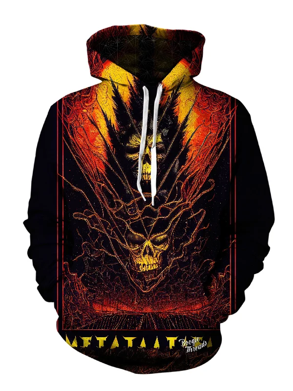 Shallow Dictatorship Unisex Pullover Hoodie Hoodie with Hem Frayed Vintage Worn