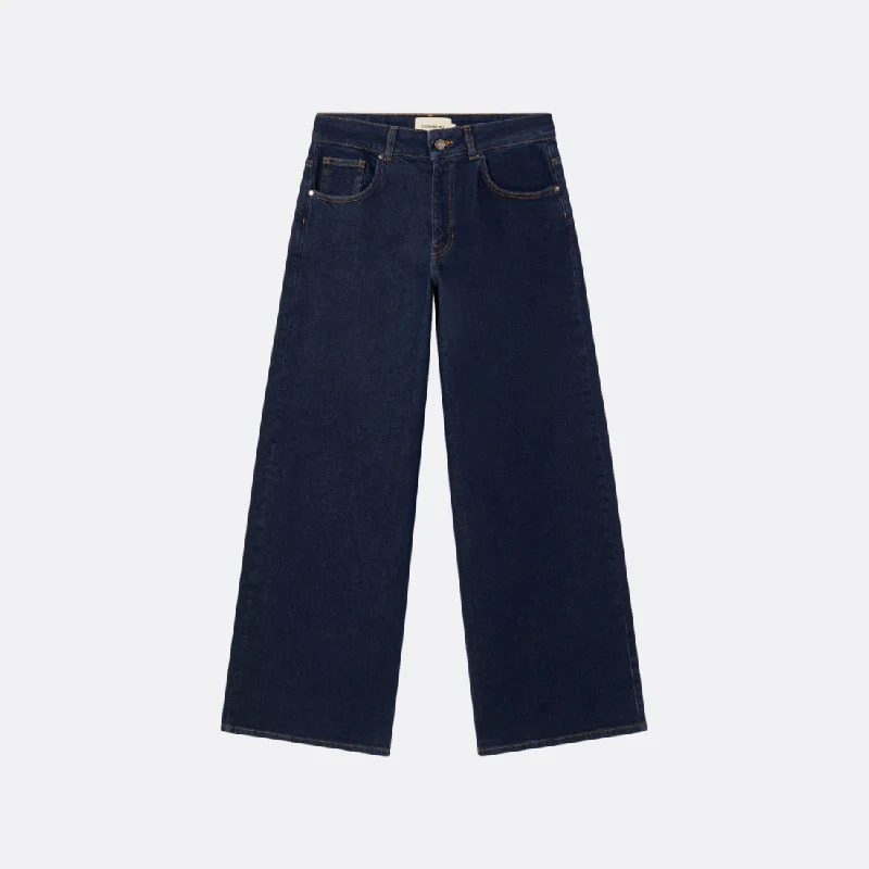 Denim Medium Wash Hedda Trousers Trousers Recommended Stylist
