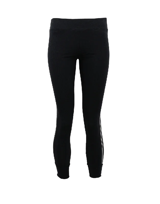 Cotton Jersey Pull-On Leggings Stylish Patterned Active Leggings